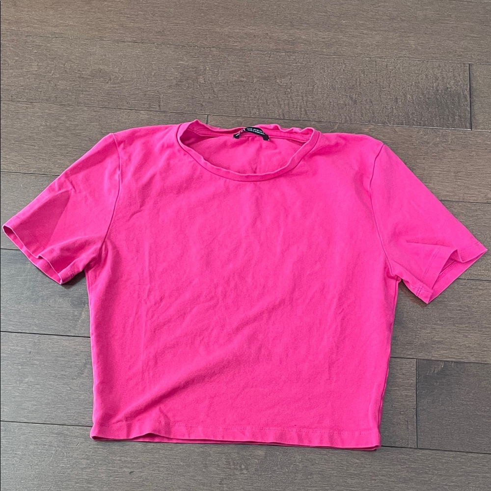 Zara Pink Women's Crop Top